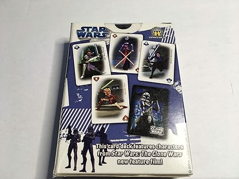 Star Wars The Clone Wars Movie Playing Cards