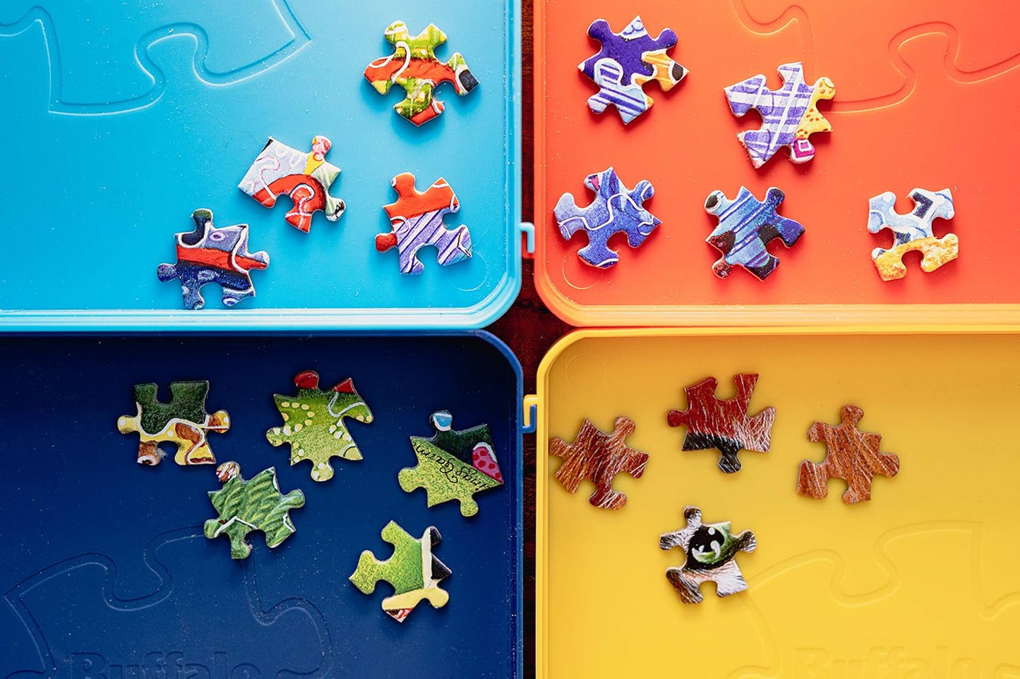 Buffalo Games Buffalo - Puzzle Sorting Trays - 7 Count Pack of 1