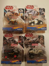 Star Wars Mattel - Hot Wheels All-Terrain Character Cars 4 Pack