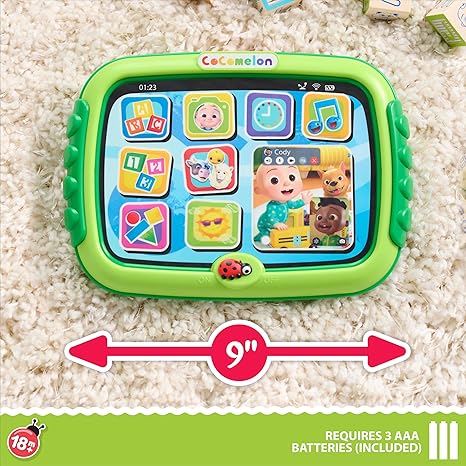 Just Play CoComelon Learning Tablet 60 Learning Phrases Sing-Along to The The Alphabet