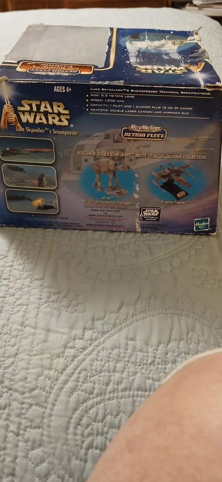 Star Wars Micro Machines Action Fleet Luke Skywalker's Snowspeeder