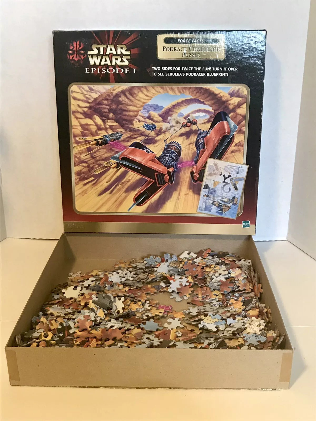 Star Wars Episode 1 Podrace Challenge 750 Piece Double Sided Puzzle