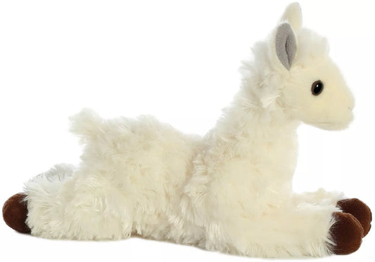 Aurora Adorable Mini FlopsieTM Llama Stuffed Animal - Playful Ease - Timeless Companions