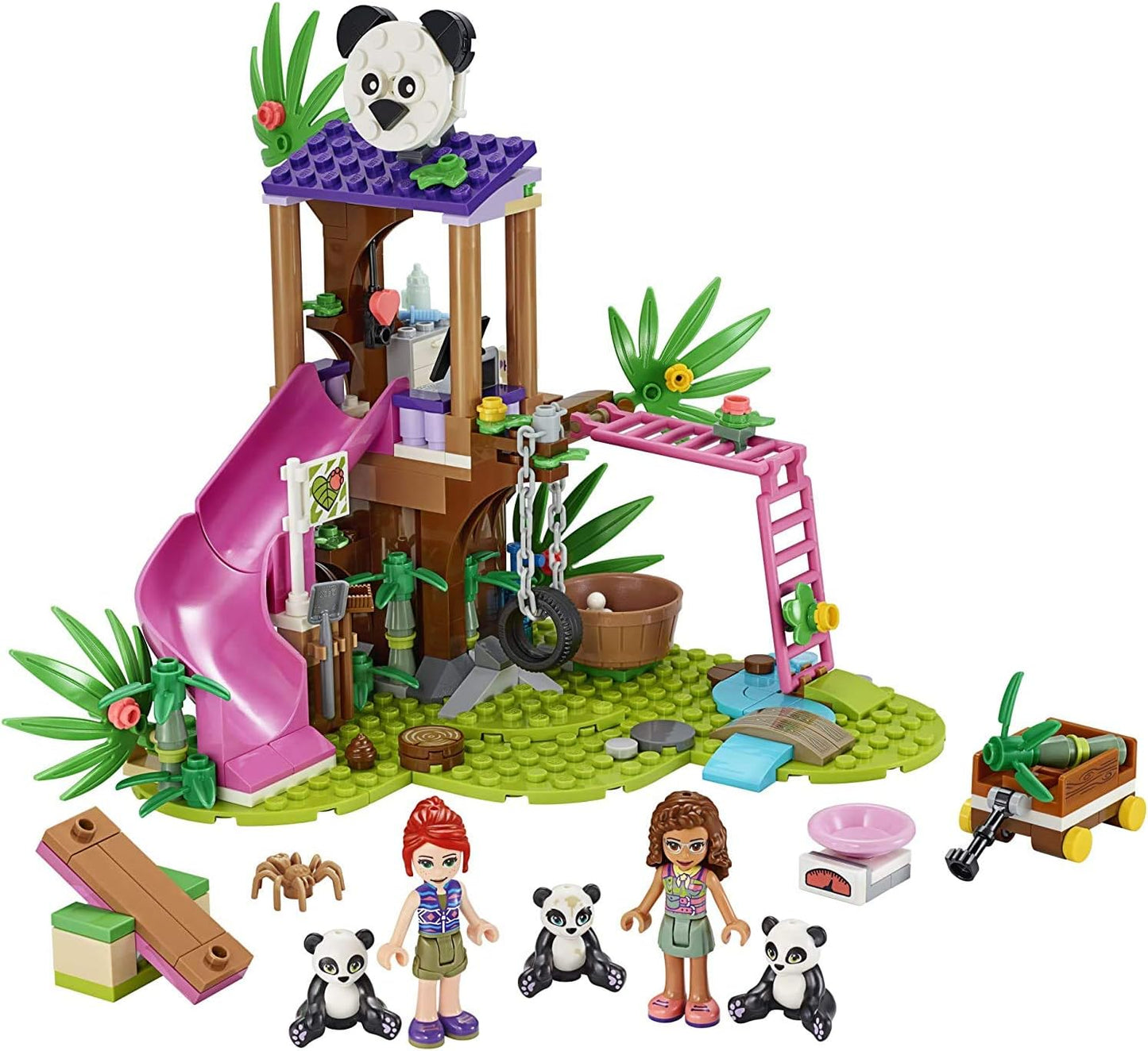 LEGO Friends Panda Jungle Tree House 41422 Building Toy