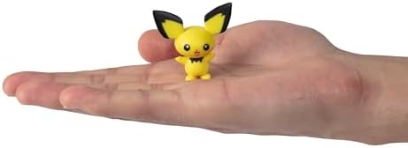 Pokemon Battle Figure Toy Set 6 Pieces - 2 Pichu Yamper Turtwig Piplup Chimchar Deino -