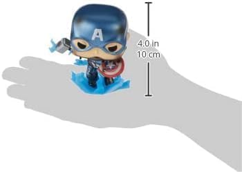 Funko POP Marvel Avengers Endgame Captain America with Broken Shield Mjolnir Glow in The