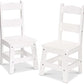 Melissa & Doug Melissa Doug Wooden Chairs Set of 2 - Blonde Furniture for Playroom Wooden
