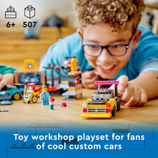 LEGO City Custom Car Garage 60389 Toy Garage Building Set