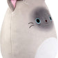 Squishmallows Original 10-Inch Felton The Siamese Cat - Official Jazwares Plush