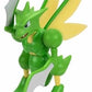Pokemon SCYTHER Battle Feature Figure - 4.5-Inch Scyther Battle Figure with Chop Attack