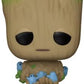 Funko POP Marvel Guardians of The Galaxy - Groot with Grunds - Groot Shorts - Collectable Vinyl Figure
