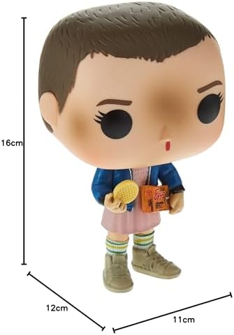 Funko Pop Stranger Things Eleven with Eggos Vinyl Figure Styles May Vary - withWithout Blonde WigMulticolorStandard13318 - Collectable Vinyl Figure