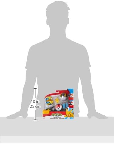 Pokemon Clip 'N' Go Poke Ball Belt Set Wave 5 Ultra Quick Ball and 2-Inch Pikachu - Feat.