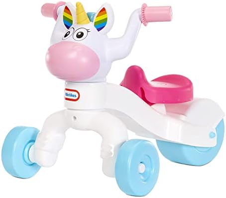 Little Tikes Go Grow Unicorn Indoor Outdoor Ride-On Scoot for Preschool Toddlers and