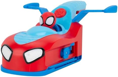 MARVEL Spidey and His Amazing Friends Spidey Team Split Racer - 8.5-Inch Three-in-One Vehicle