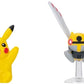 Pokemon Fighting Figure2 Pack 5 and 8cm Figure Toy Set Ninja Box and Pikachu
