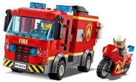 LEGO City Fire Station 60215 Fire Rescue Tower Building Set with Emergency Vehicle Toys; (509 Pieces)