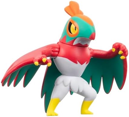 Pokemon Battle Figure 3 Pack - Features 2-Inch Pikachu and Perrserker and 3-Inch Hawlucha