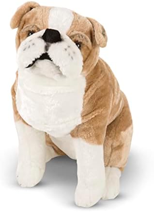 Melissa & Doug Melissa Doug Giant English Bulldog - Lifelike Stuffed Animal nearly 2 feet