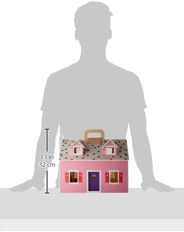 Melissa & Doug Melissa Doug Fold and Go Wooden Doll