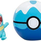 Pokemon Clip N Go Pokeball 5 cm Totodile Battle Figure - Attachable to Belt - New 2022 -