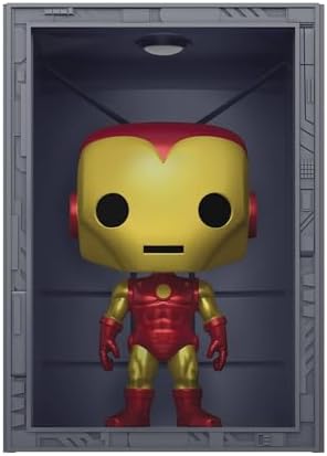 Funko Pop Marvel Iron Man Hall of Armor Model 4 Deluxe Vinyl Figure
