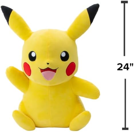 Pokemon Pikachu Plush - 24-inch Plush with Authentic Details