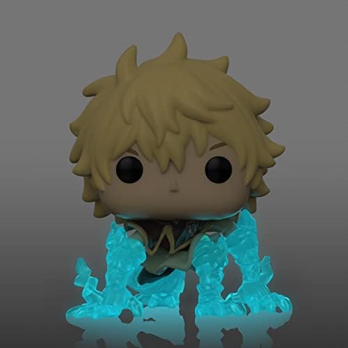 Funko Pop Black Clover Luck Voltia Lightning Armor GITD Chase Pop Figure AAA Anime