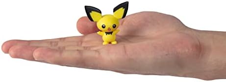 Pokemon Battle Figure Toy Set 6 Pieces - 2 Pichu Yamper Turtwig Piplup Chimchar Deino -