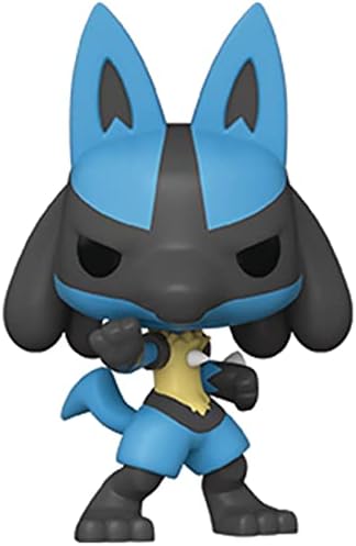 Pokemon - Lucario Pop Vinyl Figure Bundled with Compatible Pop Box Protector Case