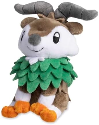 Pokemon Center Skiddo Sitting Cuties Plush 5 14 Inch