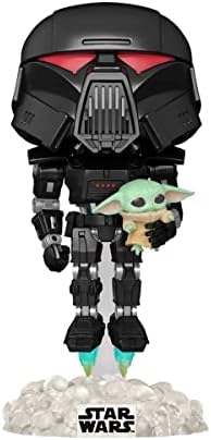 Funko Pop Vinyl - Star Wars - Dark Trooper with Grogu 488 Black