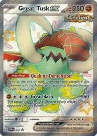 Pokemon - Great Tusk ex SVP 072 - Paldean Fates Black Star Promo - Shiny Pokemon - Ultra