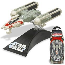 Star Wars Die-Cast Metal TITANIUM Y-WING FIGHTER VEHICLE