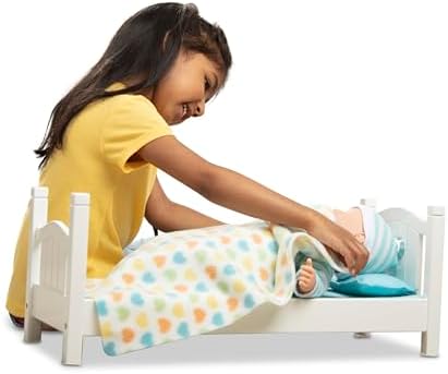 Melissa & Doug Melissa Doug Mine to Love Wooden Play Bed for Doll