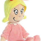 Aurora World Plush - Dr. Seuss The Grinch 18in with Dr. Seuss Cindy Lou Who 12in