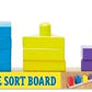Melissa & Doug Melissa Doug Stack and Sort Board - Wooden Educational Toy for age 2 years