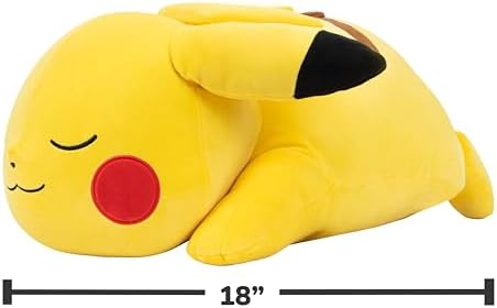 Pokemon Pikachu Sleeping Plush - 18-Inch Premium Plush in Sleeping Pose