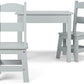 Melissa & Doug Melissa Doug Solid Wood Table and 2 Chairs Set - Light Finish Furniture
