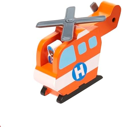 Melissa & Doug Melissa Doug Emergency Vehicle Wooden With 4 Vehicles 4 Play Figures