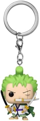 Funko POP Keychain One Piece - Roronoa Zoro Novelty Keyring - Collectable Mini Figure -