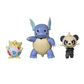 Pokemon 3 Pack-Features 2-Inch Pancham and Togepi and 3-Inch Wartortle Battle Figures