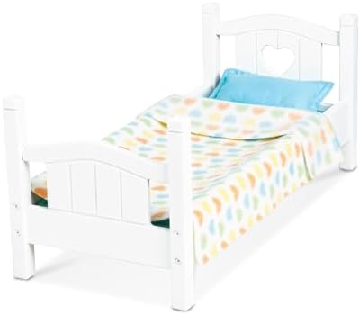 Melissa & Doug Melissa Doug Mine to Love Wooden Play Bed for Doll