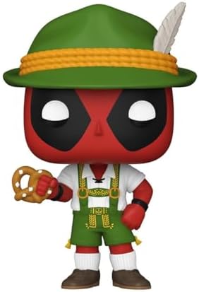 Funko POP Marvel Deadpool - German Beer Fest Server - Lederhosen - Collectable Vinyl Figure