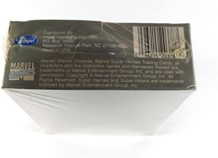 MARVEL UNIVERSE Series II Trading Card Box -36 Factory Sealed Packs 1991