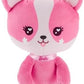 Barbie Stuffed Animal 7-inch Pink Pet Puppy Plushie with Glitter Collar