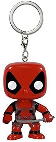Funko Pop Keychain Marvel - Deadpool Action Figure Novelty Keyring - Collectable Mini