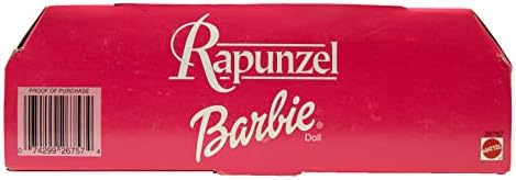 Barbie Rapunzel Pink Gown with Gold Glitter Pink Crown