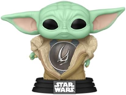 Funko POP Star Wars The Mandalorian - Din Grogu with Armor - The Child - Baby Yoda - Collectable Vinyl Figure