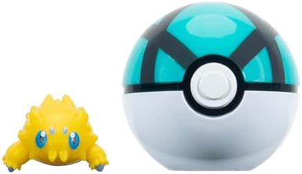 Pokemon PKW3632 - Clip'n'Go Poke Ball - Cotton Cord Netball Official Pokeball with 5 cm